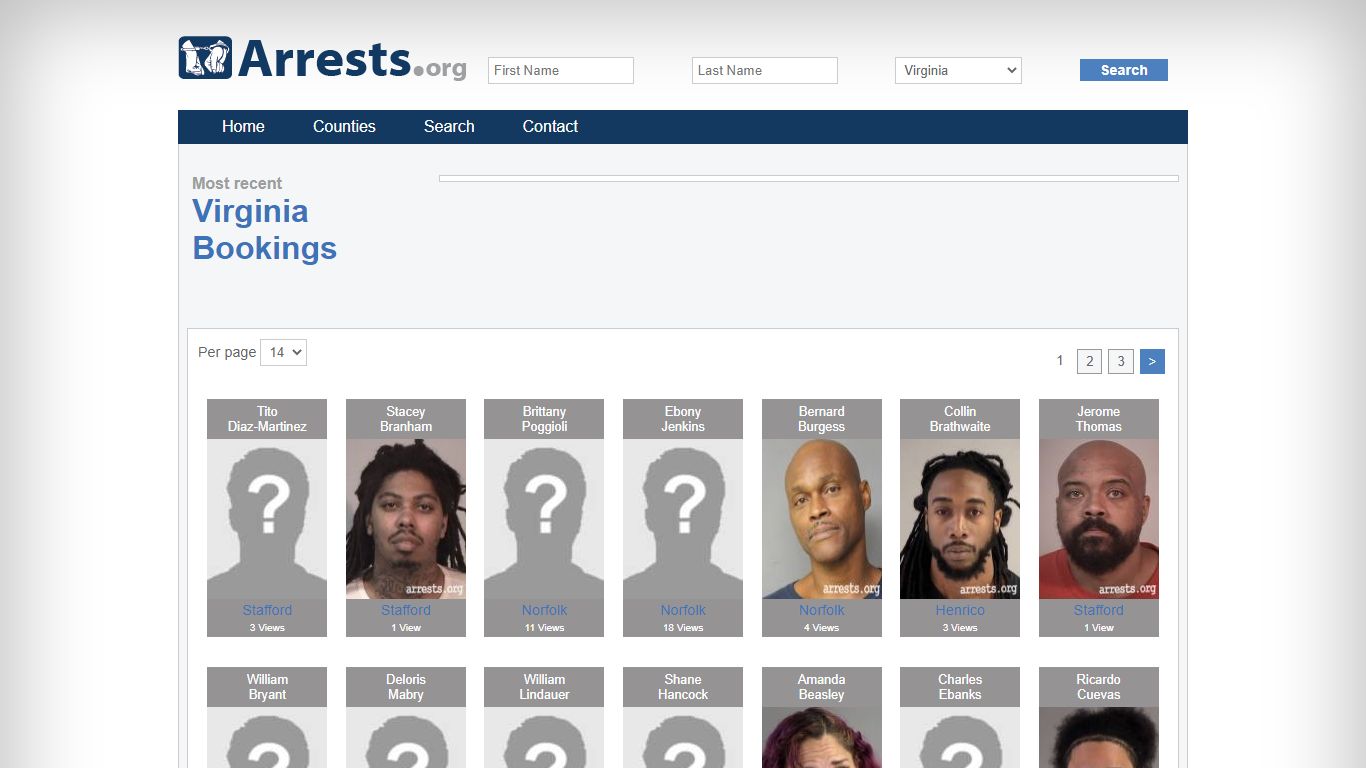 Virginia Arrests and Inmate Search